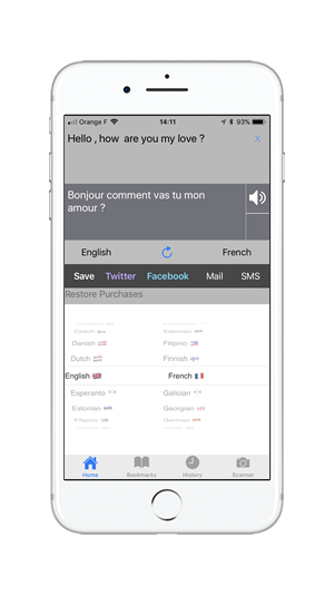 Translator , Scanner iPhone screenshot